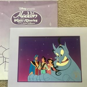 DISNEY’S ALADDIN KING OF THIEVES LITHOGRAPH❗️